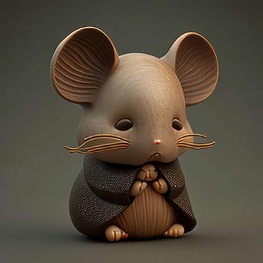 3D модель Знаменитое животное мышь кагуя (STL)